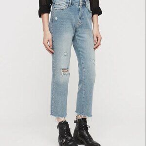 ALLSAINTS Distressed Straight-Leg Jeans – Women’s